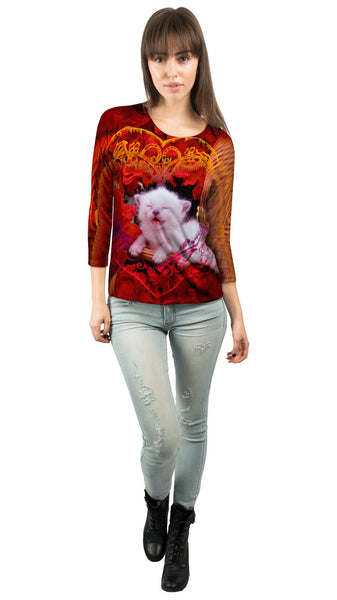 Laughing Kitten&nbsp;Womens 3/4 Sleeve