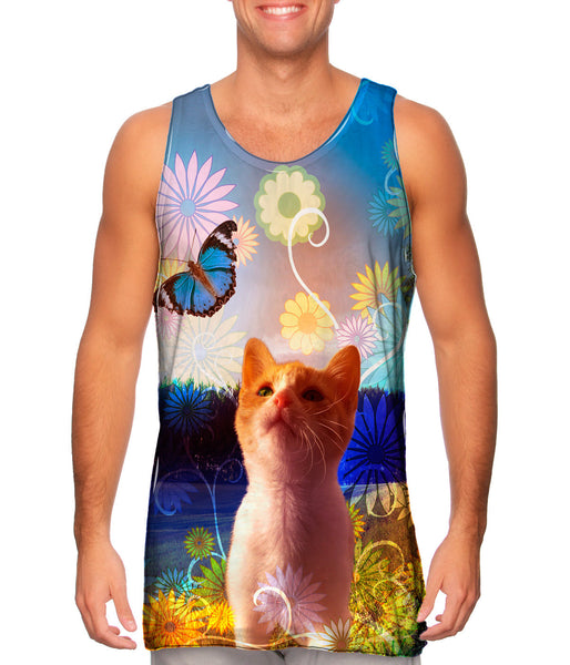 Butterfly Kitten&nbsp;Mens Tank Top