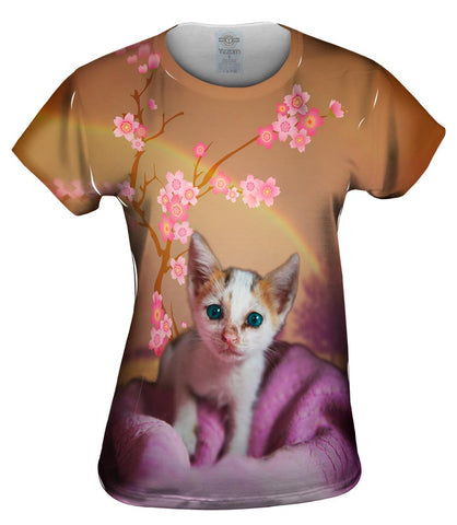 Cherry Blossom Kitten