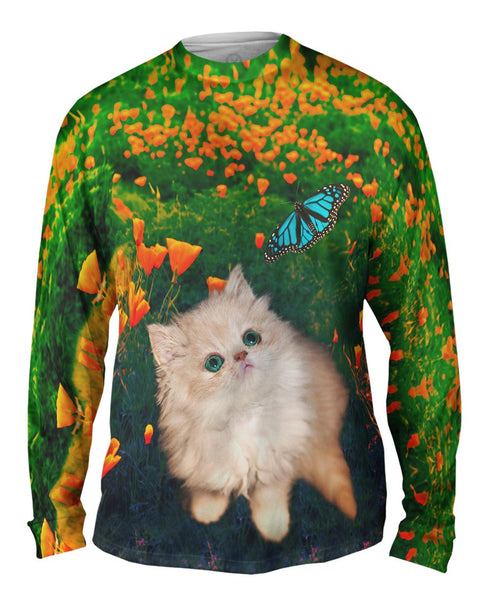 Learning Kitten&nbsp;Mens Long Sleeve