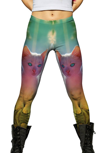 Winged Kitten&nbsp;Womens Leggings