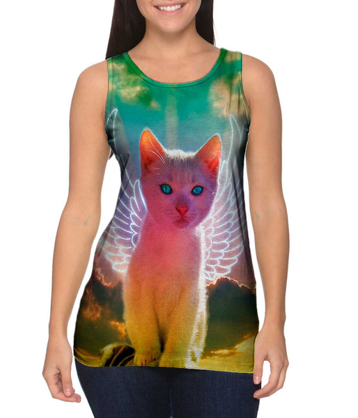 Winged Kitten&nbsp;Womens Tank Top