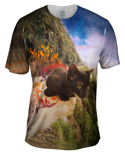 Cliff Kitten Mens T-Shirt