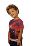 Kids Sunset Kitten