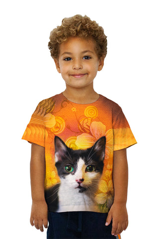 Kids Floral Kitten