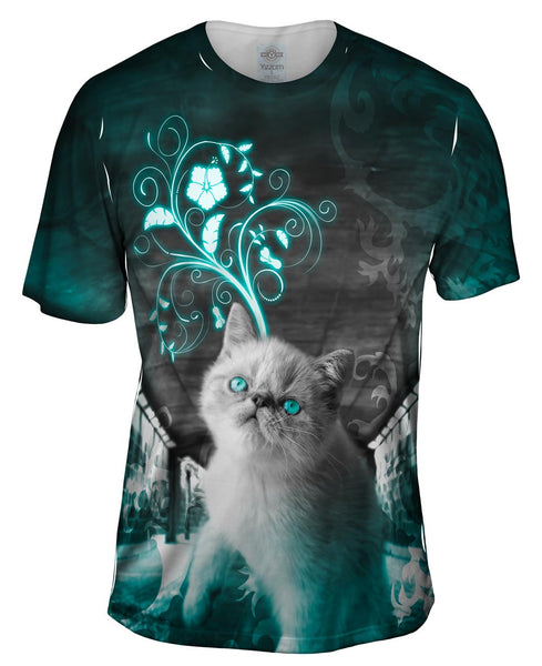 Subway Exotic Kitten Mens T-Shirt
