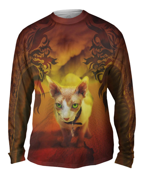 Sandstorm Sphinx Kitten Mens Long Sleeve