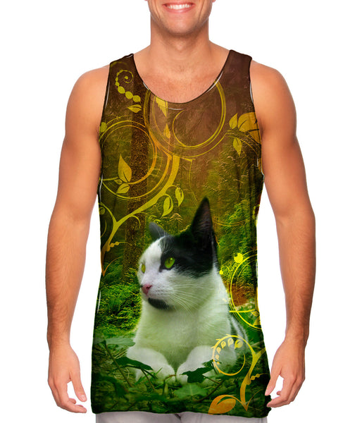 Tropical Jungle Cat&nbsp;Mens Tank Top