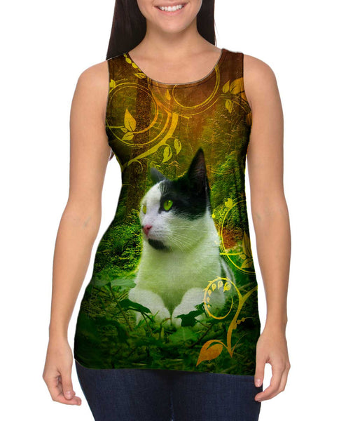 Tropical Jungle Cat&nbsp;Womens Tank Top