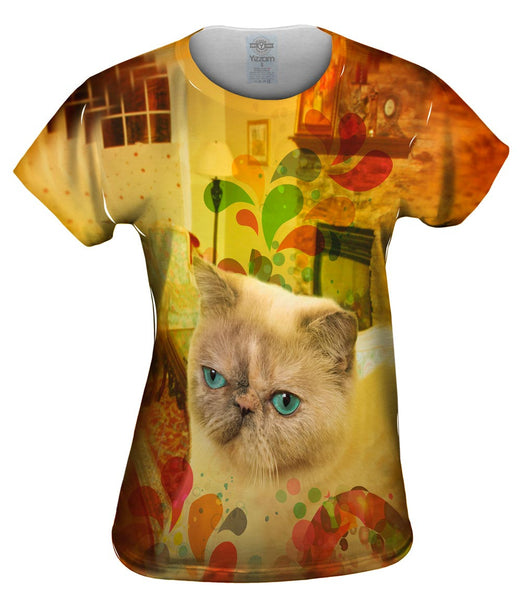 Wise Exotic Cat Womens Top