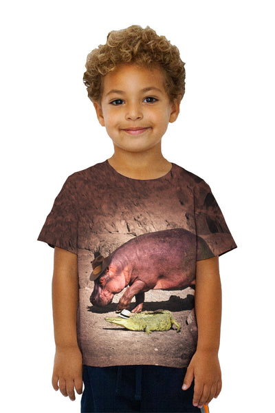 Kids Hippo And Crocodile Walk&nbsp;Kids T-Shirt