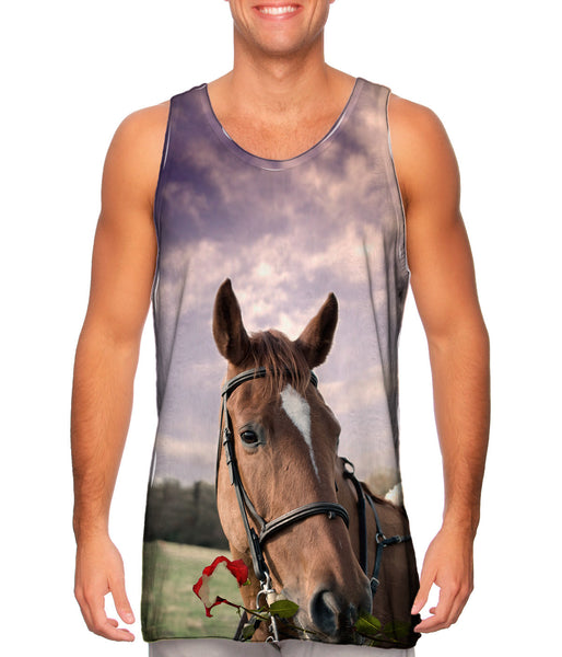 Rose Horse&nbsp;Mens Tank Top