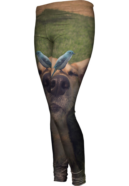 Blue Bird Dog&nbsp;Womens Leggings