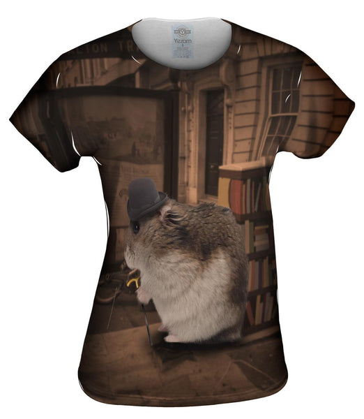 Bowler Hat Hamster Womens Top