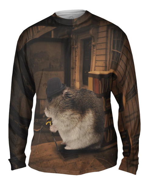 Bowler Hat Hamster&nbsp;Mens Long Sleeve