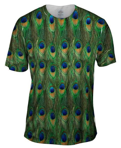 Peacock Feathers Mens T-Shirt