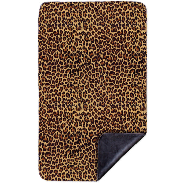 Cheetah Skin&nbsp;MicroMink(Whip Stitched) Grey