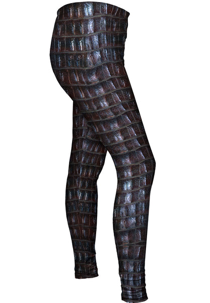Crocodile Skin Womens Leggings