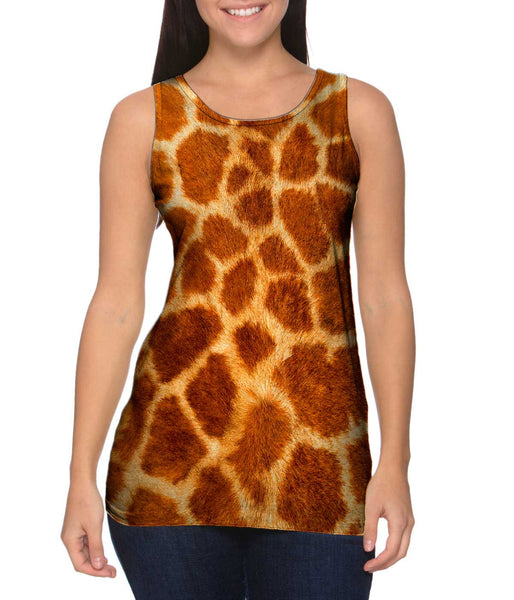 Giraffe skin Womens Tank Top