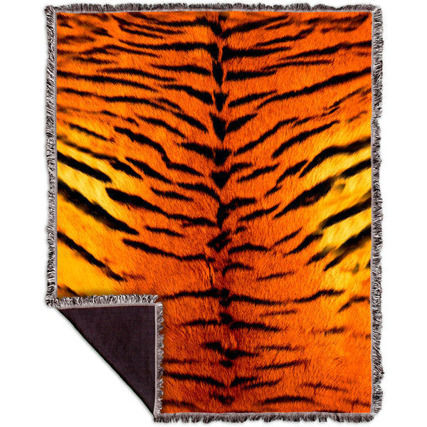 Tiger Skin Woven Tapestry Throw
