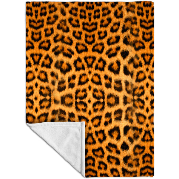 Leopard Skin Fleece Blanket