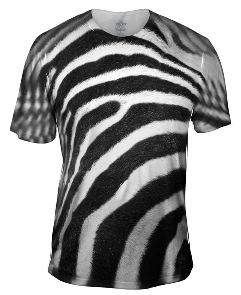 Zebra Skin Mens T-Shirt