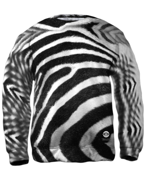 Zebra Skin Mens Sweatshirt