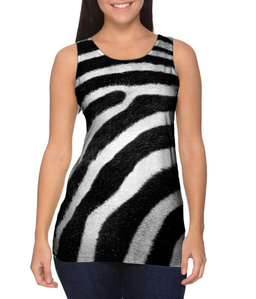 Zebra Skin Womens Tank Top