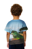 Kids Sun Bath Iguana