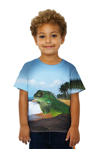 Kids Sun Bath Iguana