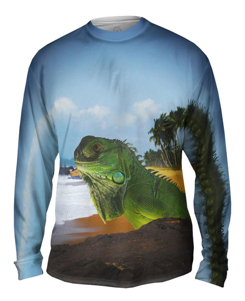 Sun Bath Iguana&nbsp;Mens Long Sleeve