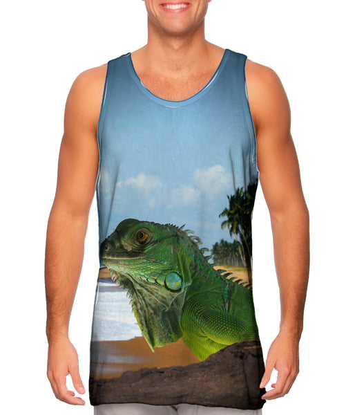 Sun Bath Iguana&nbsp;Mens Tank Top