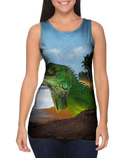Sun Bath Iguana&nbsp;Womens Tank Top