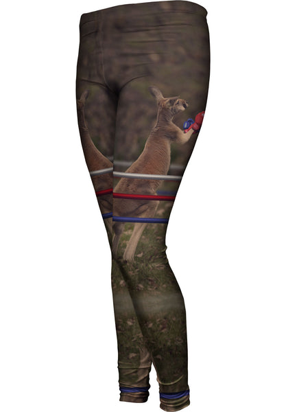 Boxing Kangaroo&nbsp;Womens Leggings