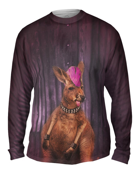 Punk Rock Kangaroo&nbsp;Mens Long Sleeve