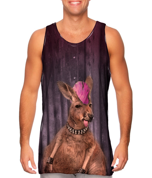 Punk Rock Kangaroo&nbsp;Mens Tank Top