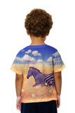 Kids Flower Field Zebra