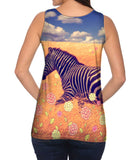 Flower Field Zebra