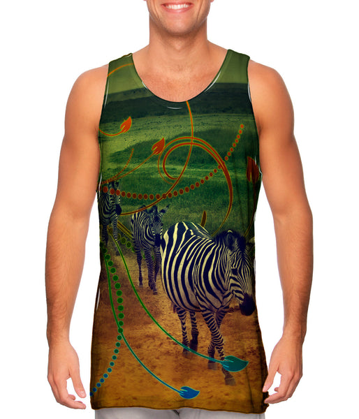 Zebra Path&nbsp;Mens Tank Top
