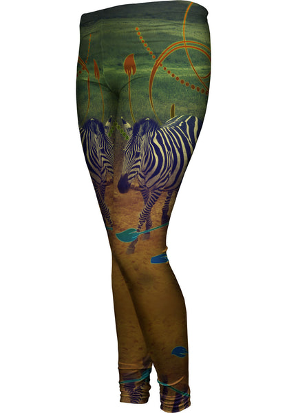 Zebra Path&nbsp;Womens Leggings