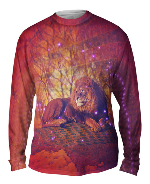 Sunset Lion&nbsp;Mens Long Sleeve