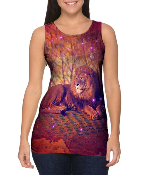 Sunset Lion&nbsp;Womens Tank Top