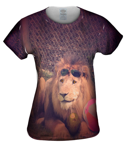 Holiday Smiling Lion Womens Top