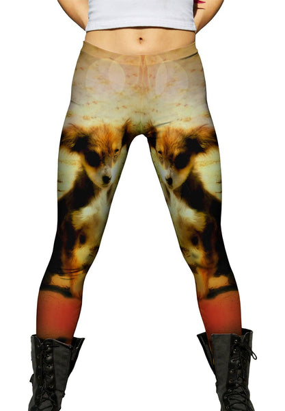 Sun Sad Puppy&nbsp;Womens Leggings