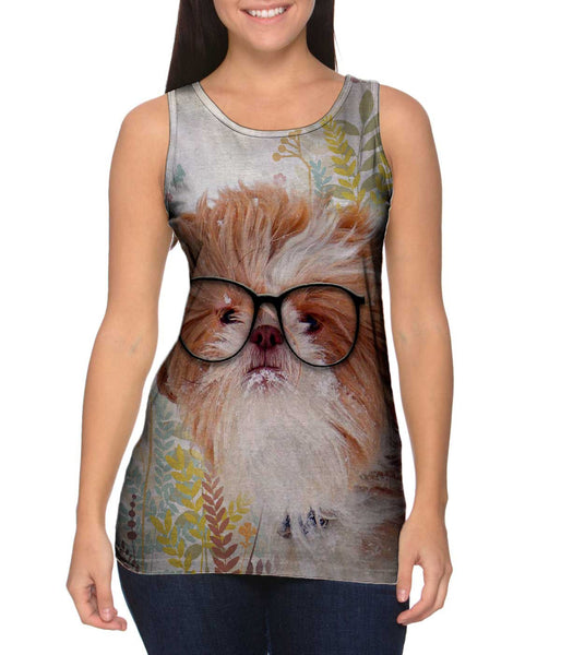 Snow Sheep Puppy&nbsp;Womens Tank Top