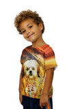 Kids Shih Tzu Floral Puppy