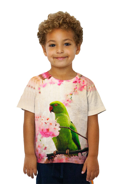 Kids Blossom Parakeet&nbsp;Kids T-Shirt