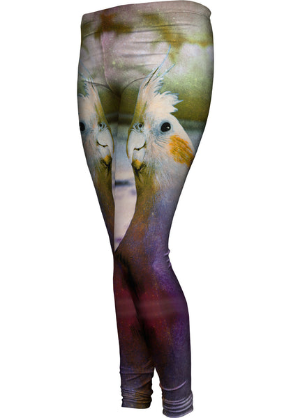 Beach Tropical Parakeet&nbsp;Womens Leggings