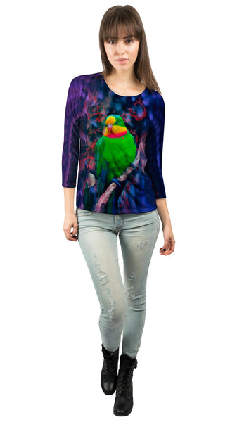 Polytelis Swainsonii Parakeet&nbsp;Womens 3/4 Sleeve