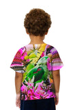 Kids Pink Flower Parrot